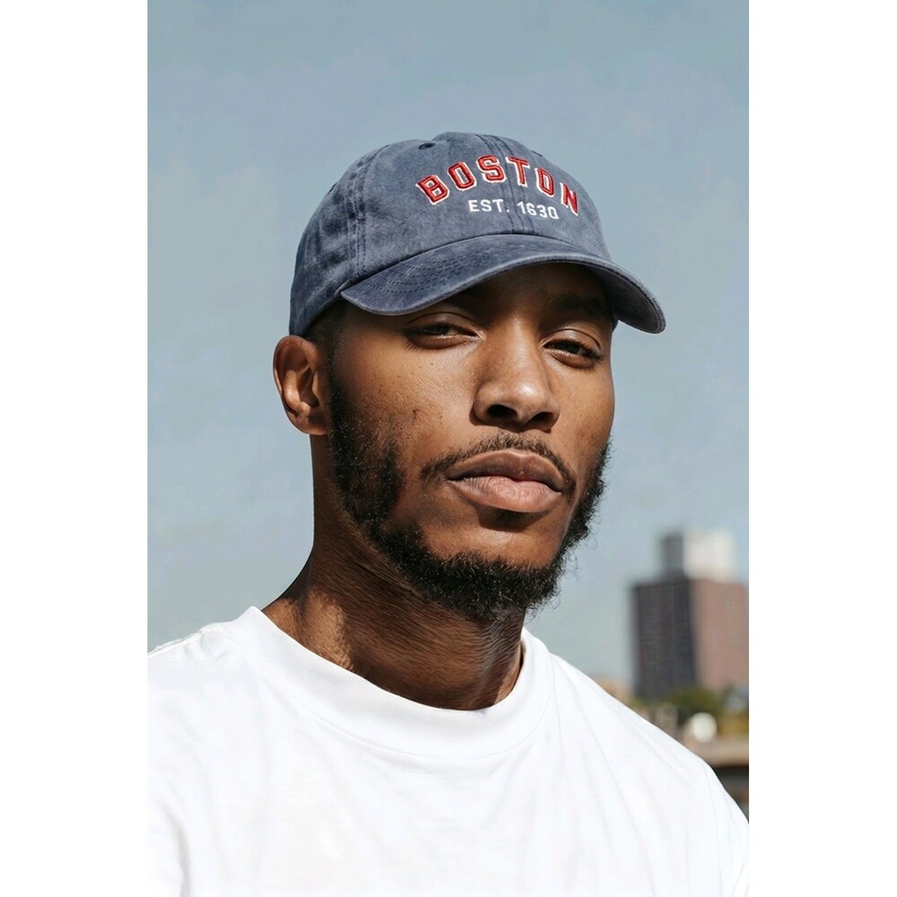 Boston Red Sox  Baseball  Strap Back Hat Unisex Adjustable Game Day By Eilden
